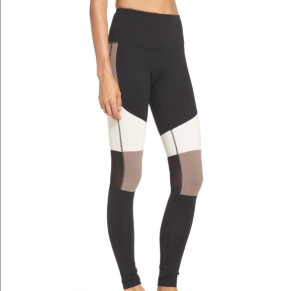 Zella Pants - Zella High Waist Wonder Leggings in Tan Dusk